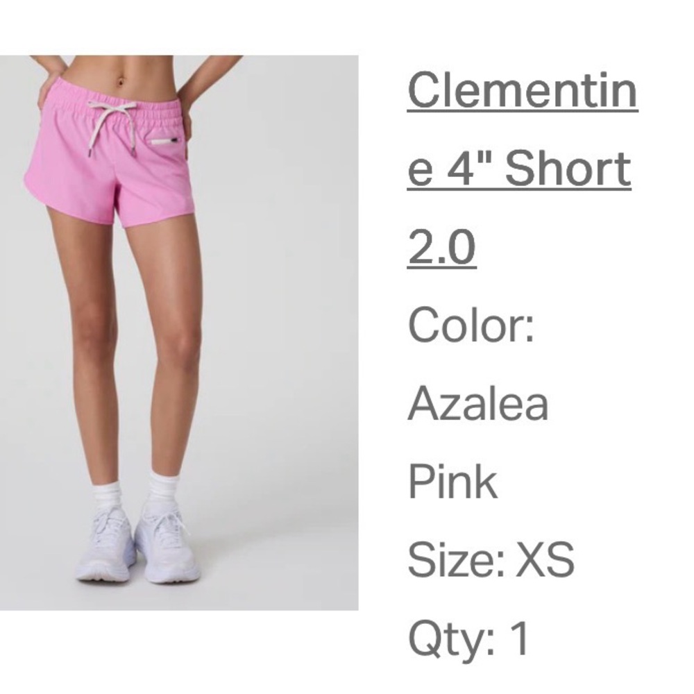 Vuori Clementine 4" Short - Picture 4 of 4